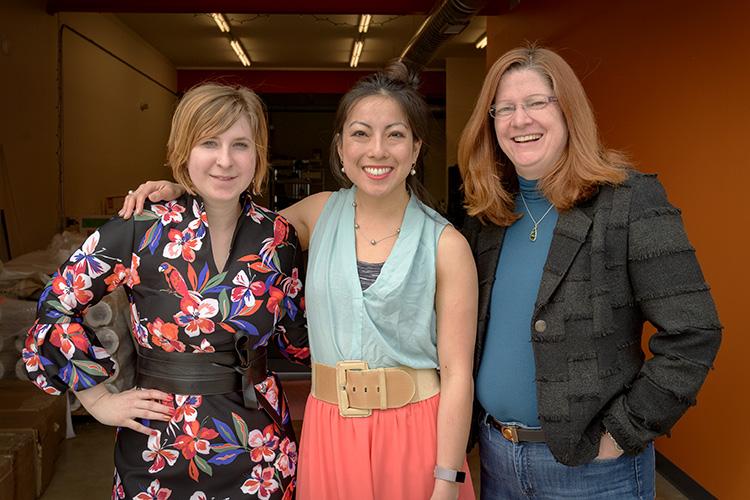 Larrea Young, Grace Hsia and Sue Dean of Warmilu