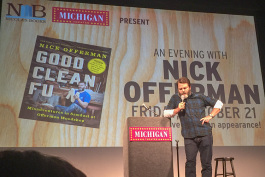 Nick Offerman at The Michigan Theater - photo by Annette Janik