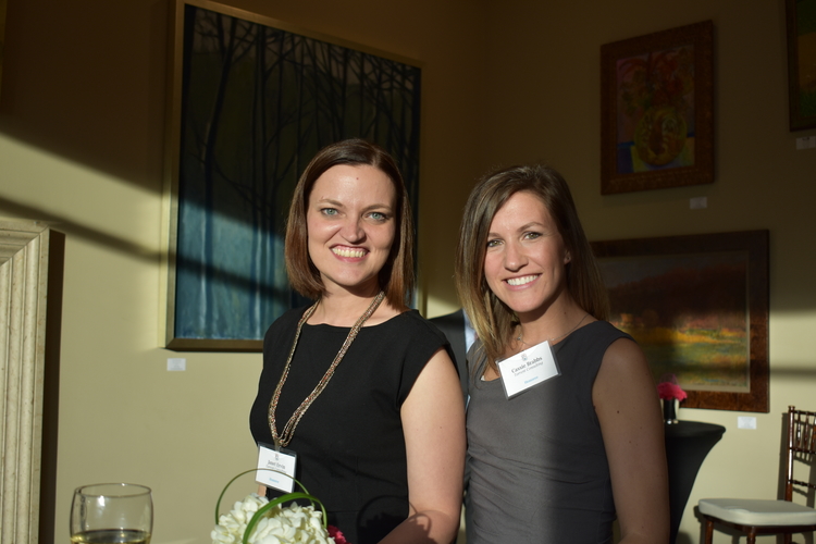 Janet Ervin and Cassie Brabbs of Torrent Consulting at the VIP reception before the Michigan Celebrates Small Business gala awards ceremony.