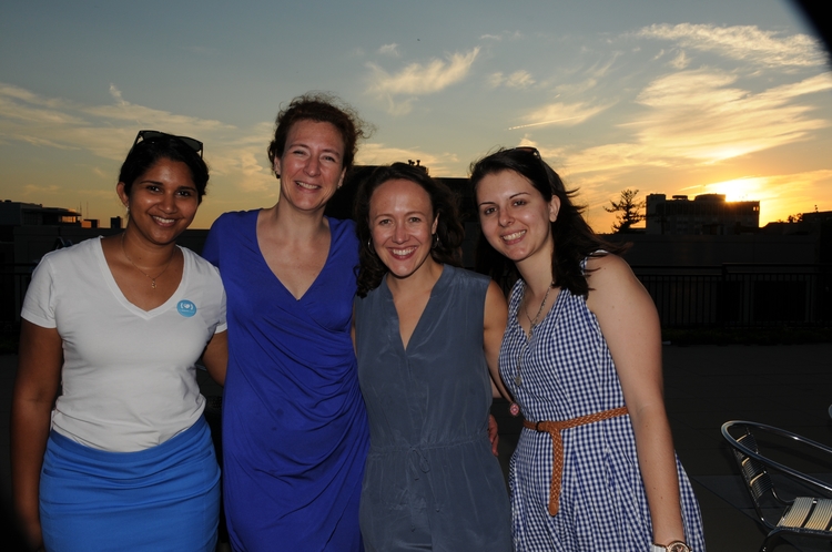 A2 Health Hacks founders Neelima Ramaraju, Diane Bouis, Britt Johnson, and Beatrix Balogh.
