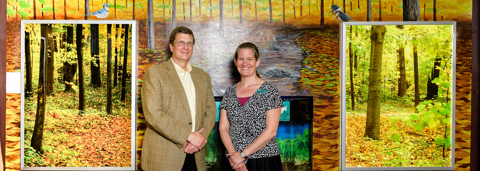 Mel Drumm and Susan Westhoff at the Ann Arbor Hands-On Museum