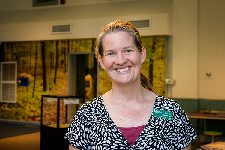 Susan Westhoff at the Ann Arbor Hands-On Museum