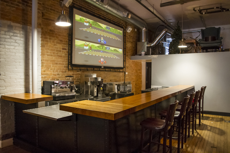 The bar at Ziggy's.