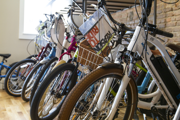 Electric bikes at H.E.H. Human Electric Hybrids.