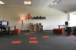 The interior of Modelon's Ann Arbor office.