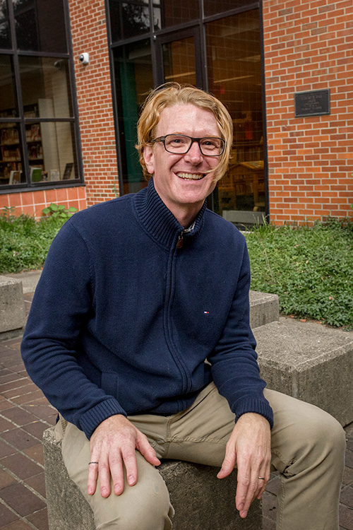 Christopher Porter at the Ann Arbor District Library's Downtown Library