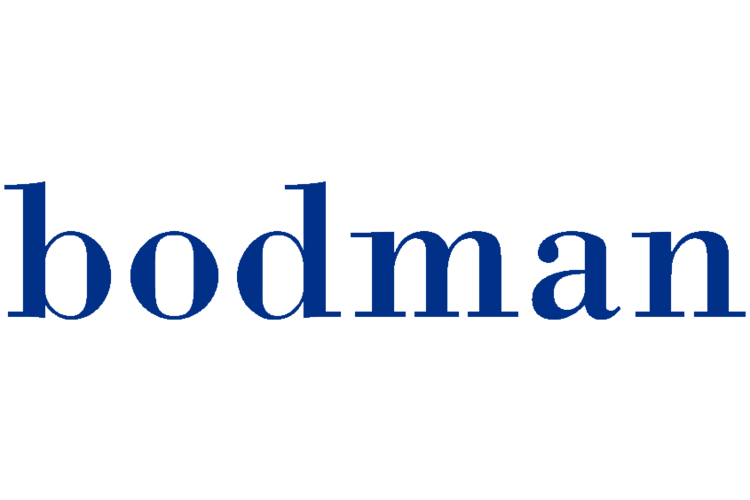 Bodman PLC logo.