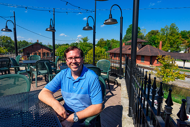 Andy French at Aubree's Pizzeria and Grill