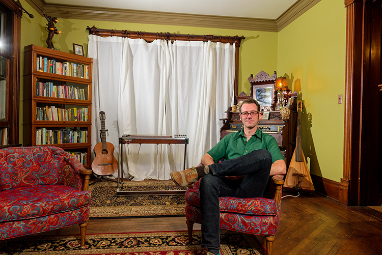 Greg McIntosh in his River Street home