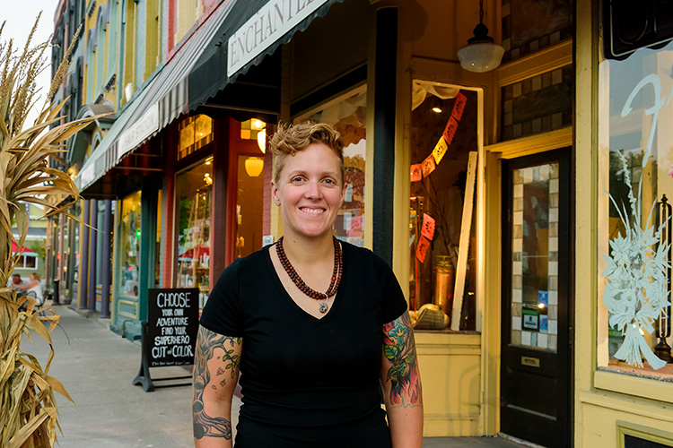 Jenn Wenzel in Depot Town