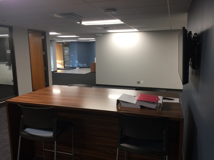 Inside UHY's recently renovated Ann Arbor office.