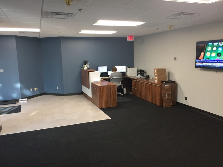 Inside UHY's recently renovated Ann Arbor office.