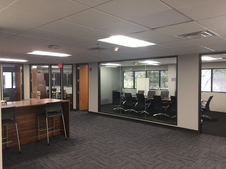 Inside UHY's recently renovated Ann Arbor office.