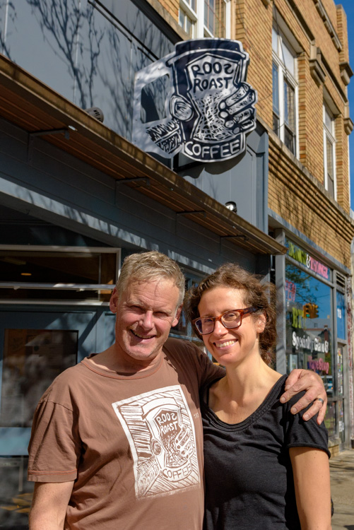 Kath and John Roos at RoosRoast Liberty