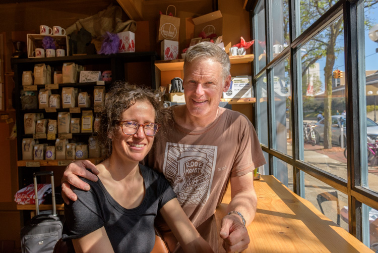 Kath and John Roos at RoosRoast Liberty