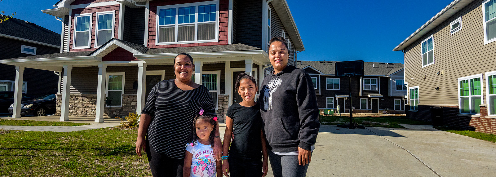 New Parkridge residents Chanel Hendrix, Kassiddee Lovett, Khloe Porter and Amelia Reese