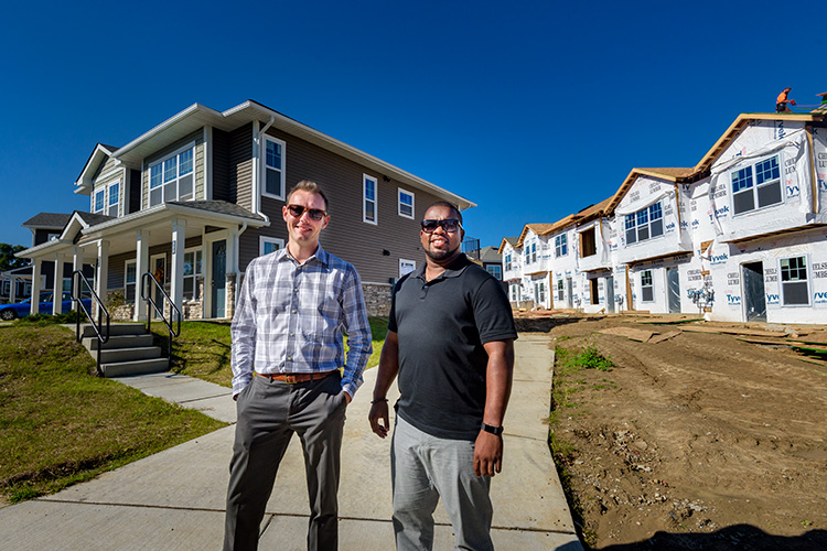 Zac Fosler and Marquan Jackson at New Parkridge