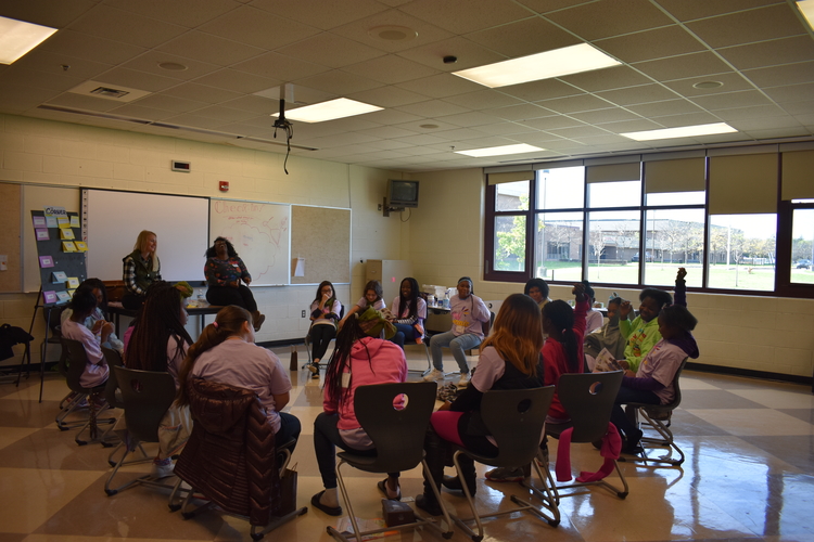 Participants at the Girl Magic event.