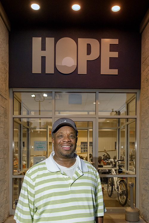 Hope Clinic chaplain William Simmons