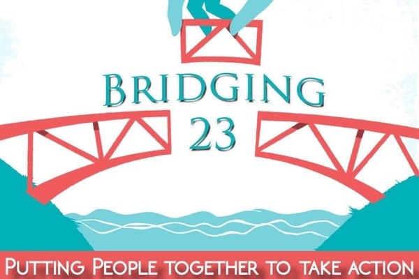 Bridging 23 logo.