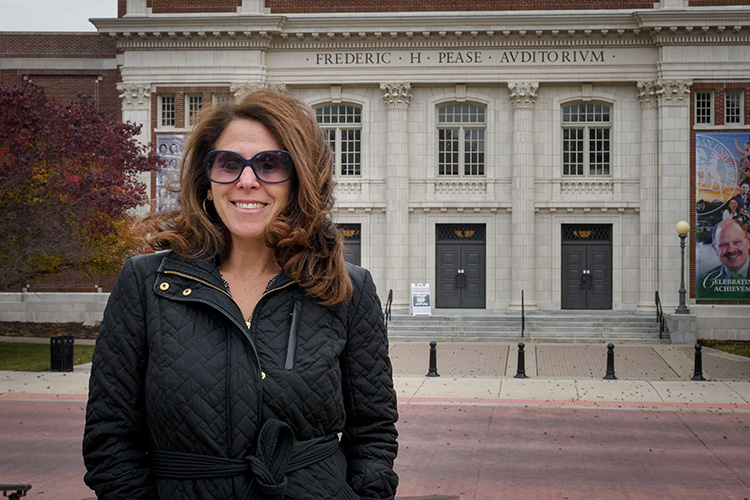 Jessica Alexander on the EMU Campus