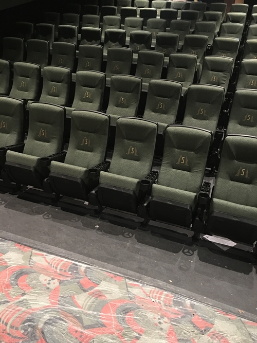 The State Theatre's new seats.
