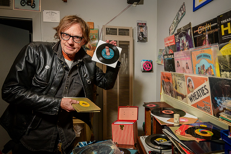 Dan Mulholland at Two Jerks Records in Ypsilanti's Depot Town