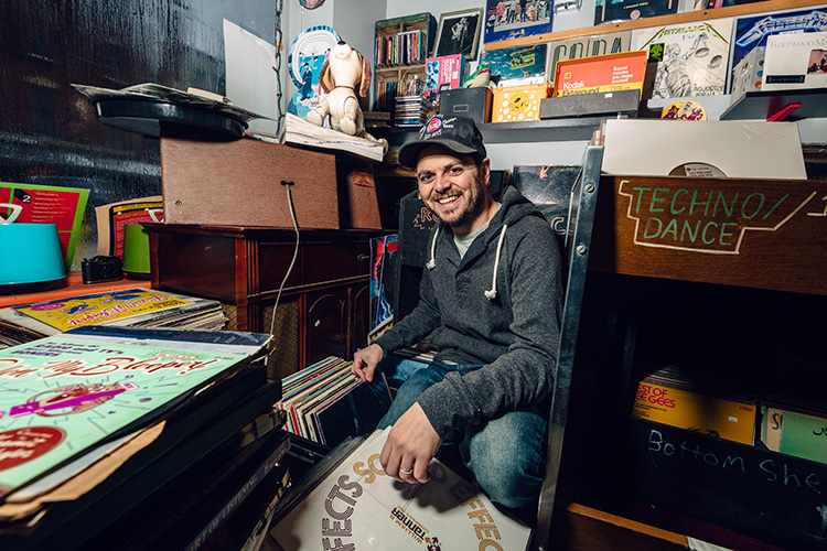 Lucas Hollow at Two Jerks Records in Ypsilanti's Depot Town