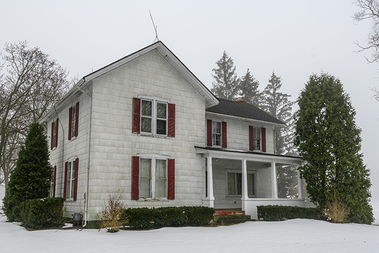 The farm house at Staebler Farm County Park