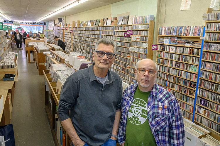Bill McLelland and Jim Dwyer at Encore Records