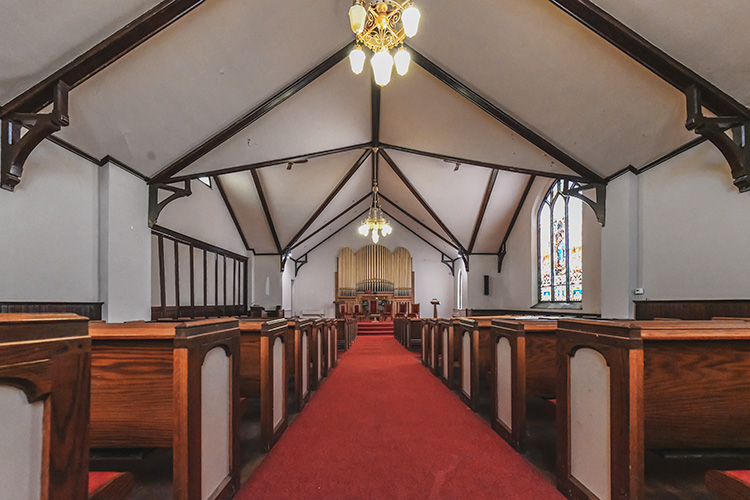 The future Ypsilanti Performance Space at  First Congregational United Church of Christ