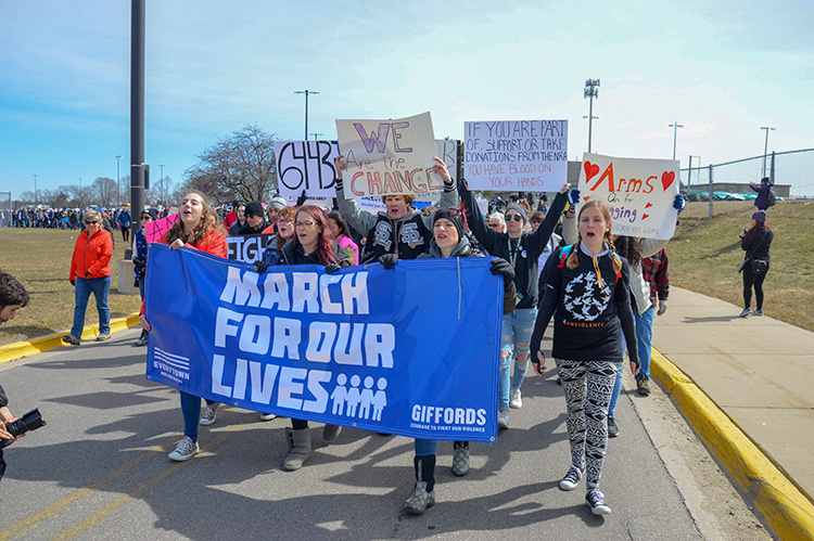 Student walkout to protest gun violence