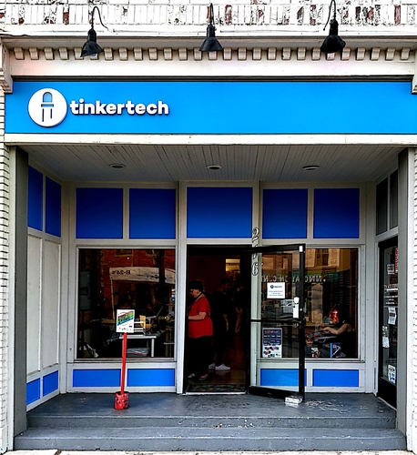 TinkerTech's storefront.
