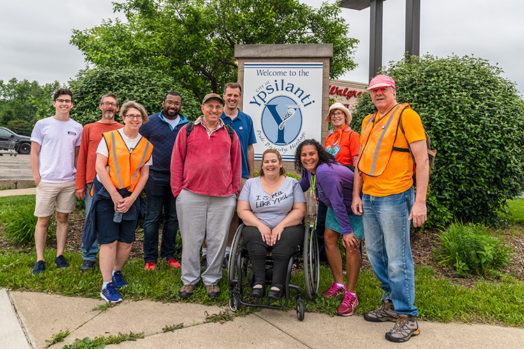 Bridging 23 participants stop as they reach Ypsilanti