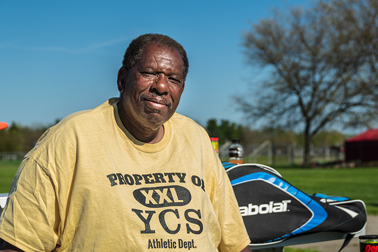 YCHS Girls Tennis Team Assistant Coach Maurice Thompson