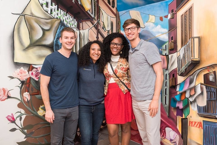 Team MACK members Mark Green, Allison Bernstein, Kashay Sanders, and Christopher Owen.