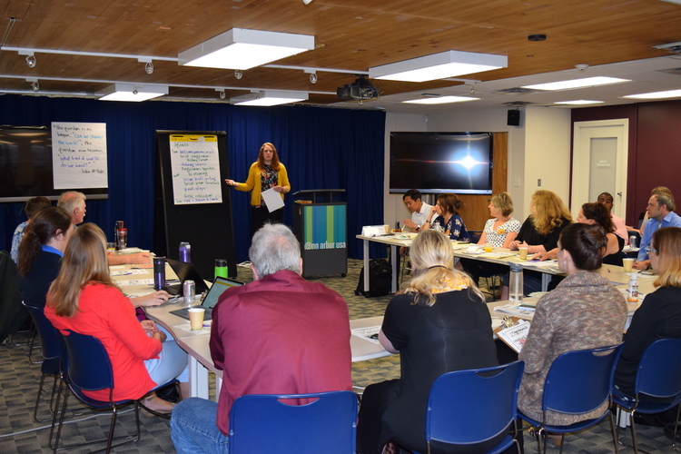 Vital Seniors competition finalists attend a visioning session with ZingTrain.