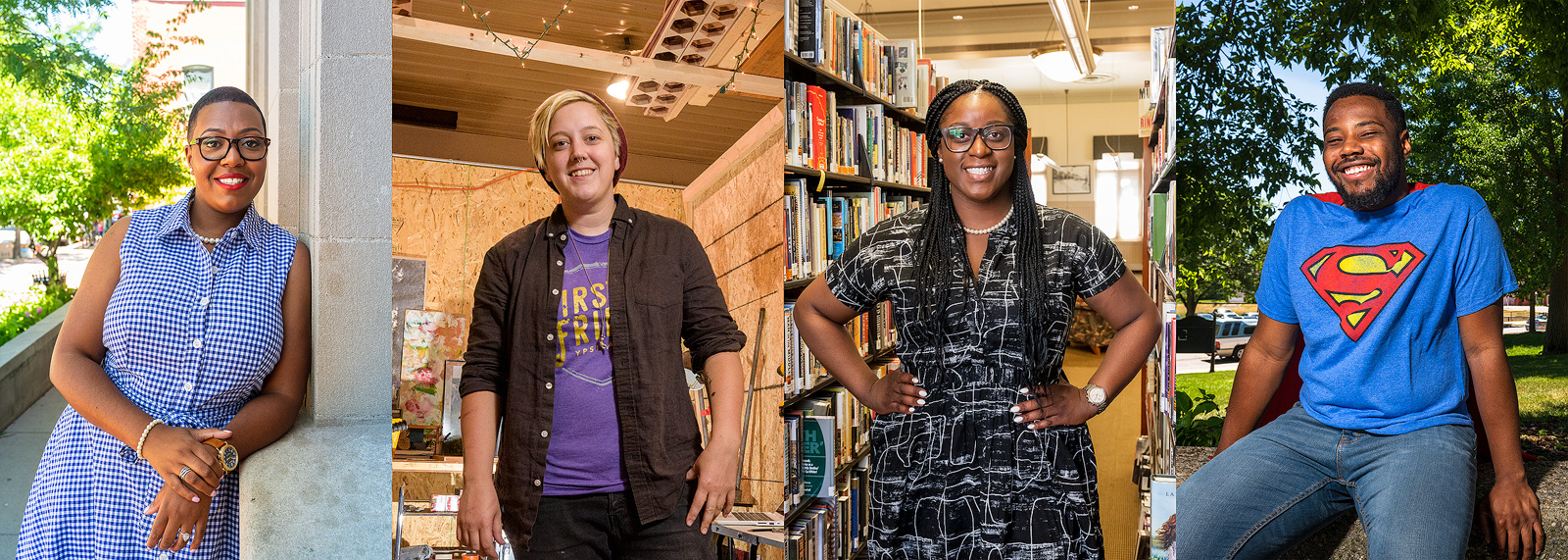 Morgan Foreman, Elize Jekabson, Djeneba Cherif and Jermaine Dickerson