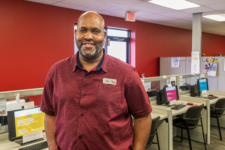 Herb Fluker at Michigan Works! Southeast's Washtenaw Service Center