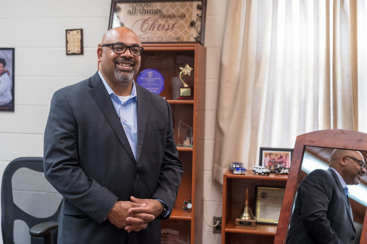 Pastor George Waddles at Second Baptist Church