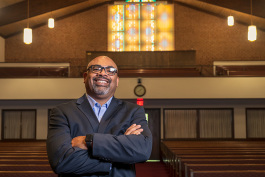 Pastor George Waddles at Second Baptist Church