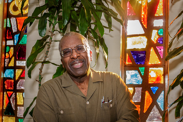 Pastor Jerry Hatter at Brown Chapel AME