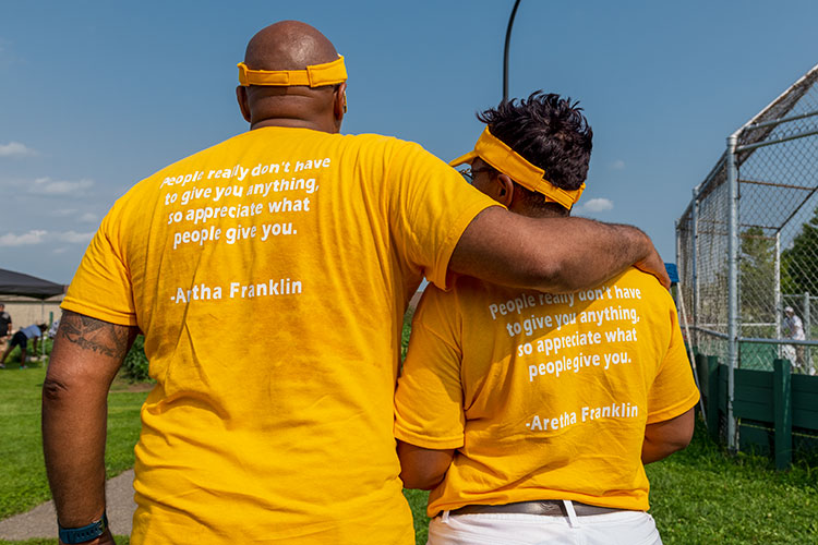 Bryan Foley and Cherisa Allen of the Parkridge Summer Festival Steering Committee