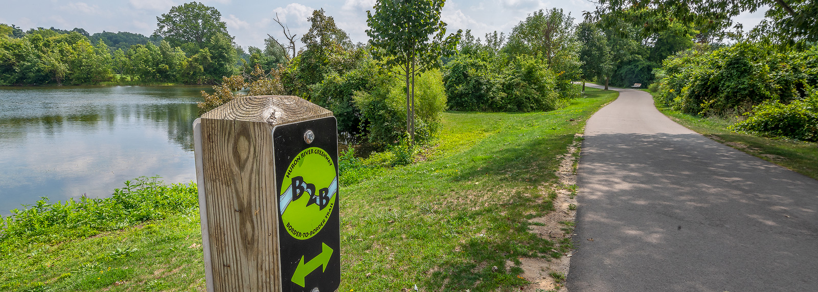 The Border-to-Border Trail at Gallup Park