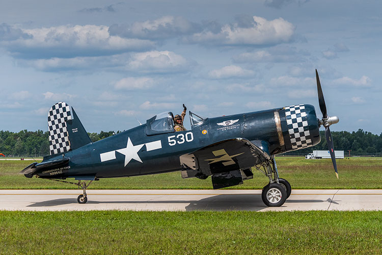 A Vought FRU Corsair at Thunder Over Michigan