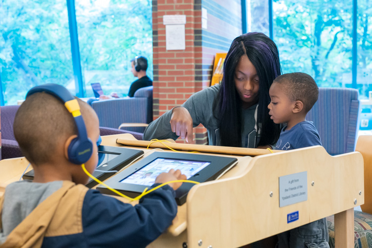 Anniversary festivities at YDL's Whittaker Road branch.