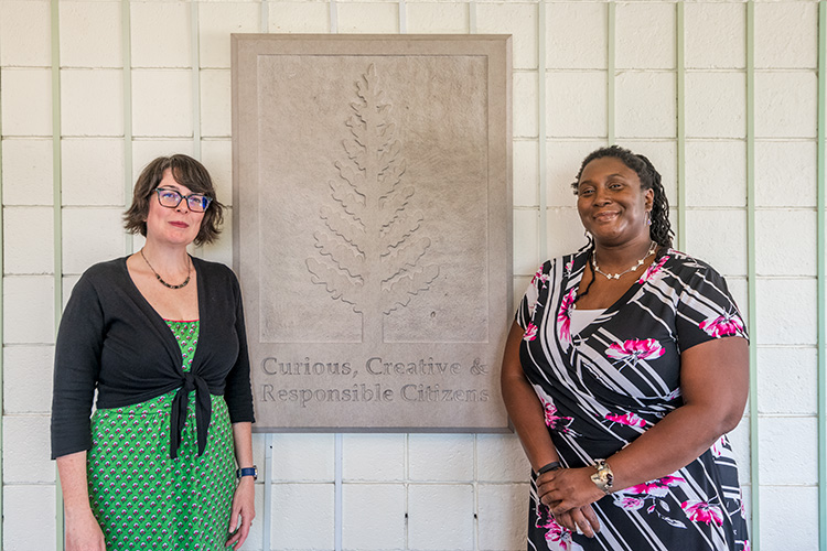 Greenhills School teachers Kelly Williams and Nadine Hall