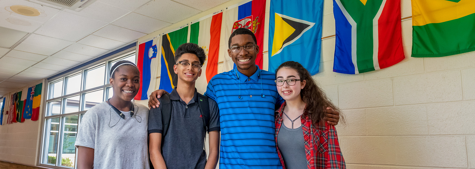 WiHi students Karis Hawkins, Hamza Hussain, Chase Wilder and Adi Orlyanchik