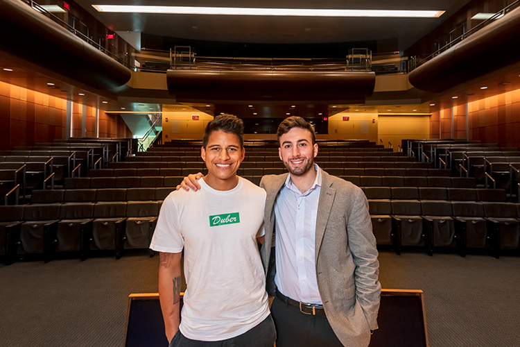 Juan Aguirre and Adam Rosenberg of Green Wolverine