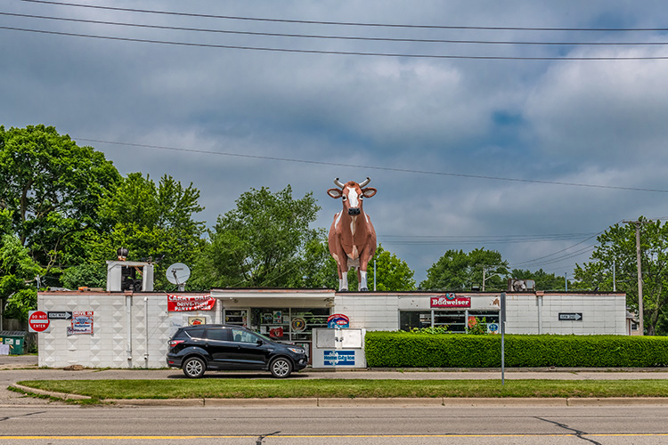 Carry Dairy on Ecorse Road - a possible area for increased retail in Ypsilanti Township
